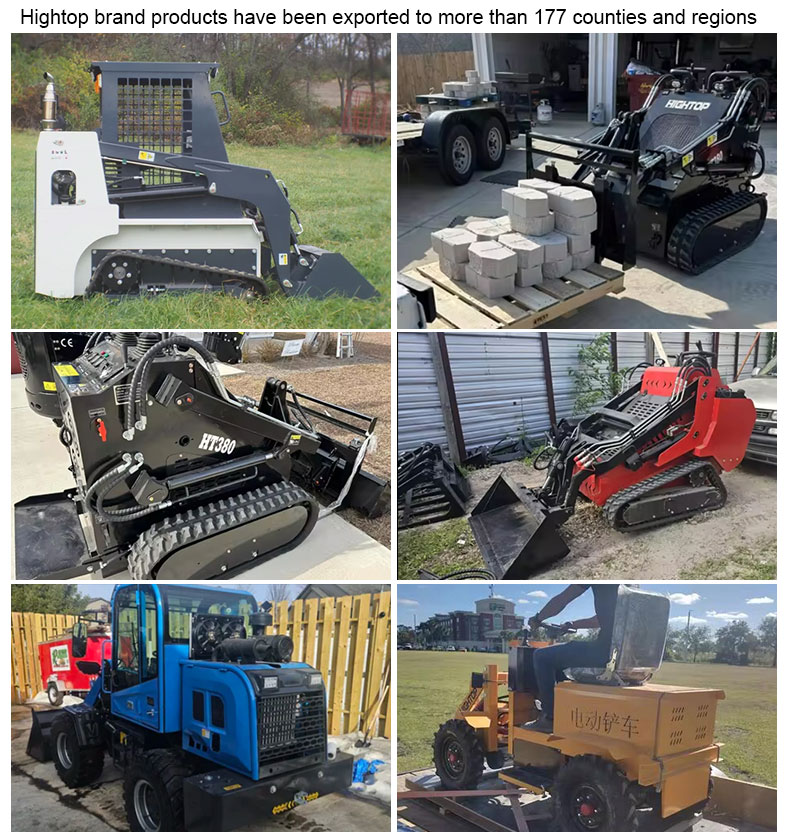 HTSL390 Skid Steer Loader HTSL390 Cargador de cabello de skid