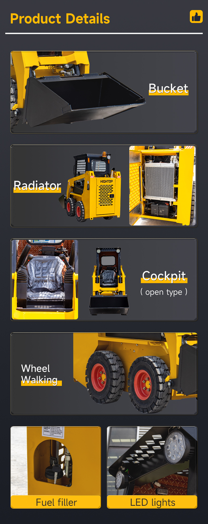 HTHY25 Skid Steer Carger