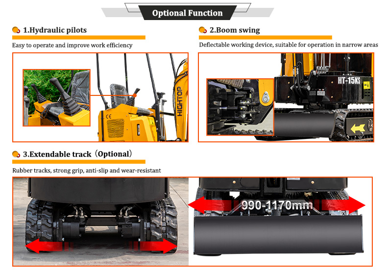 HT-15KS mini excavador