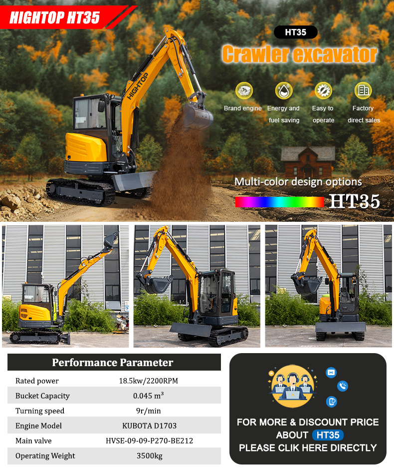 HT-15KS mini excavador