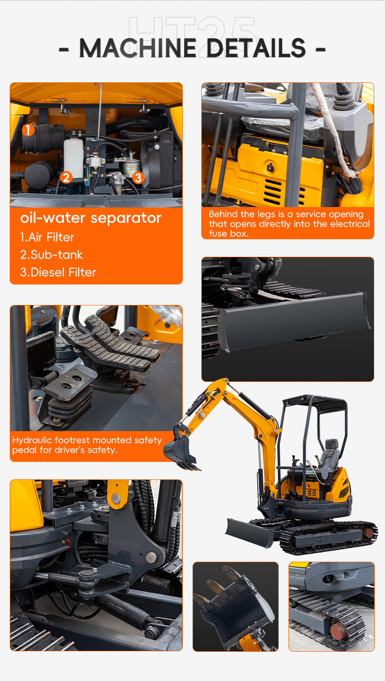2.5T Mini Excavator 2.5t mini excavador