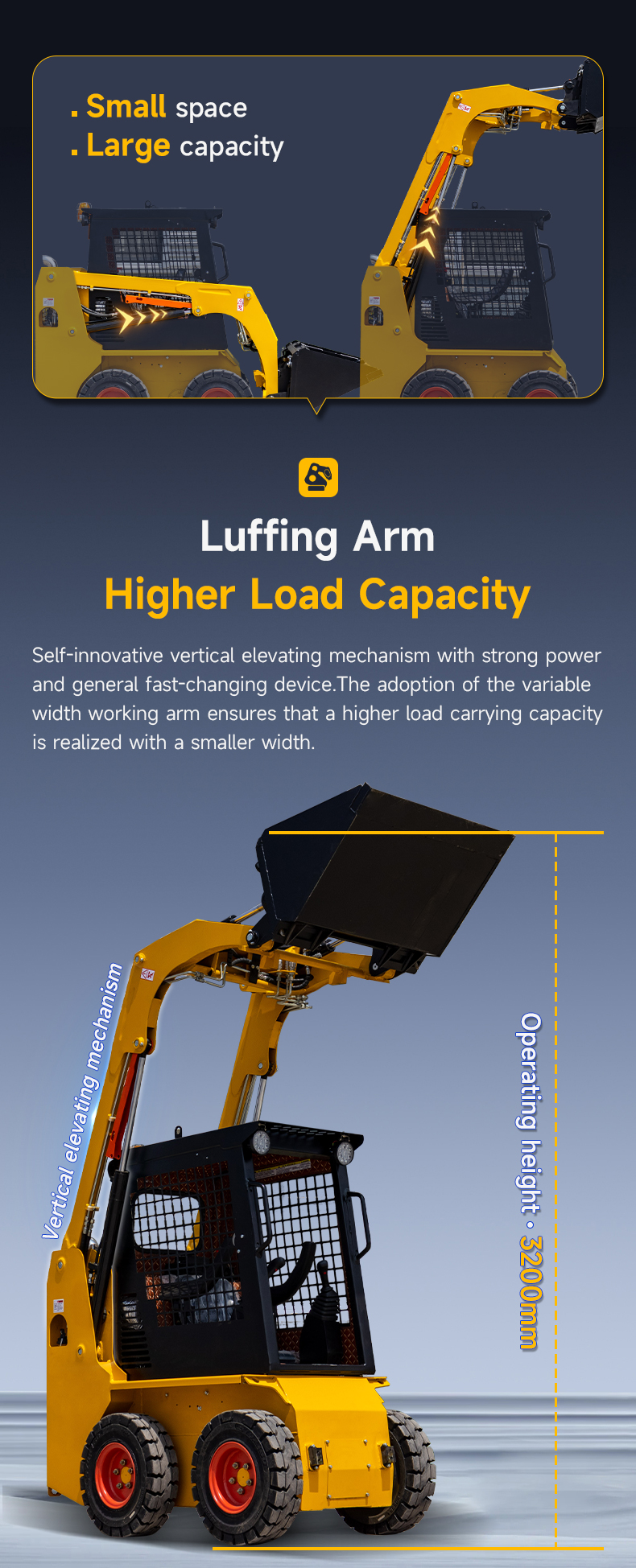 HTHY25 Skid Steer Carger