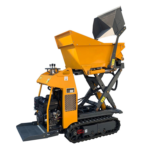 Minidumper industrial maniobrable con motor de gasolina