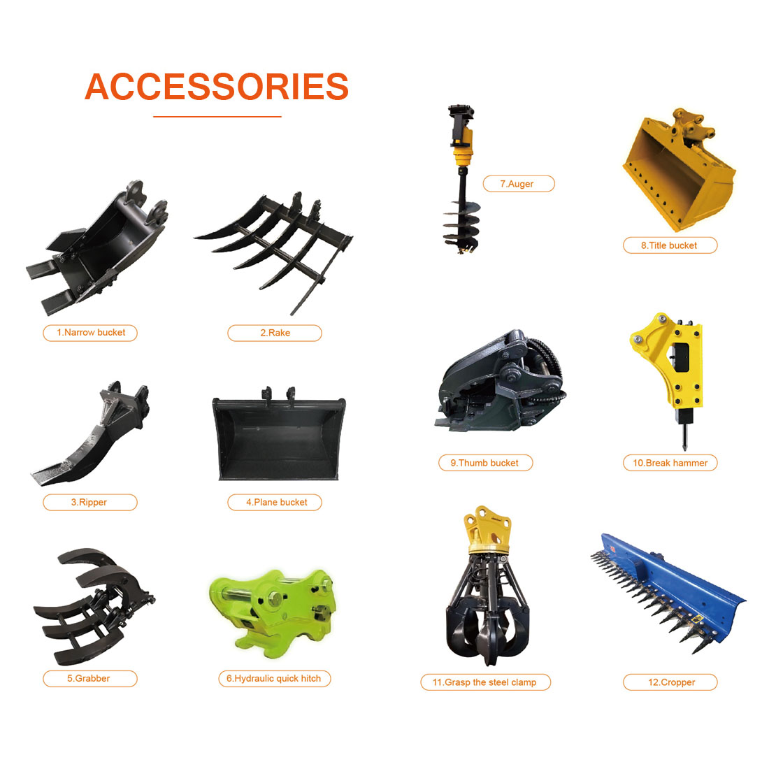 Accesorios para excavadoras (1)