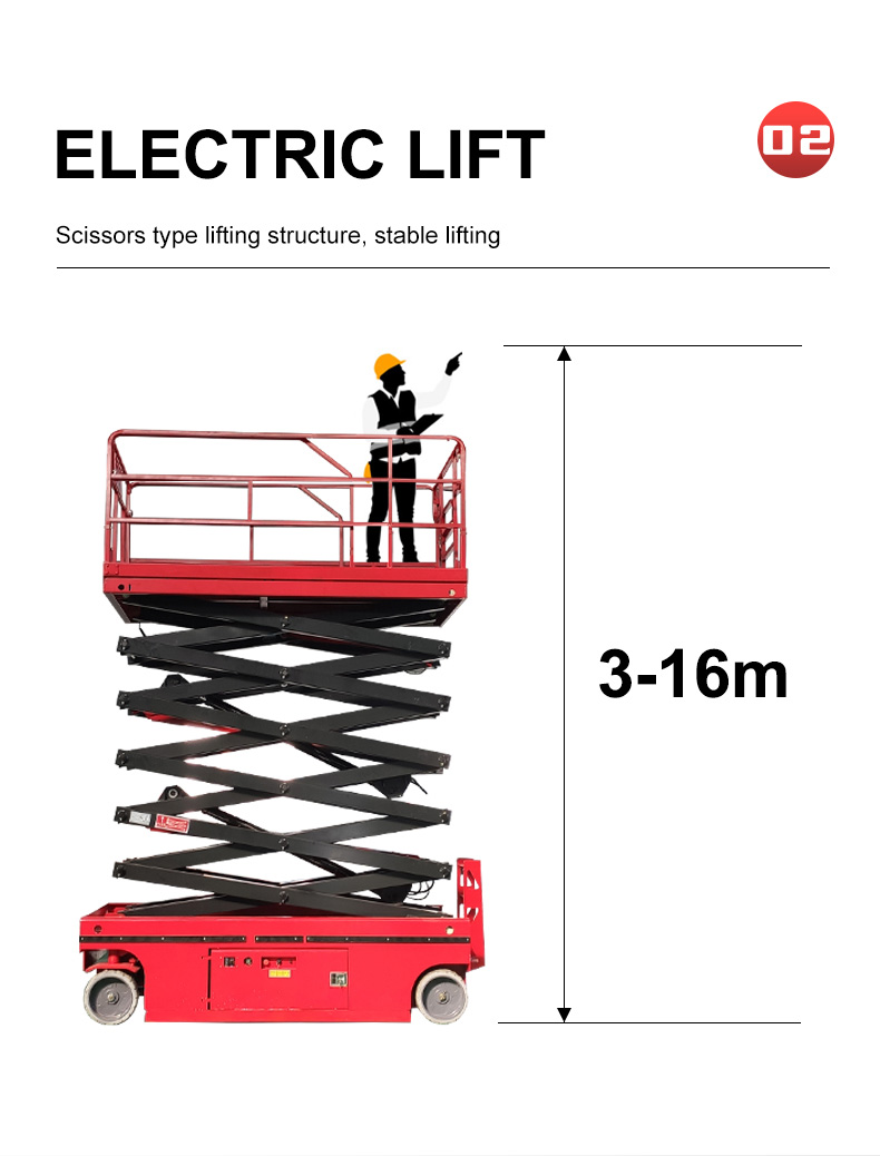 Plataforma elevadora de tijera autopropulsada