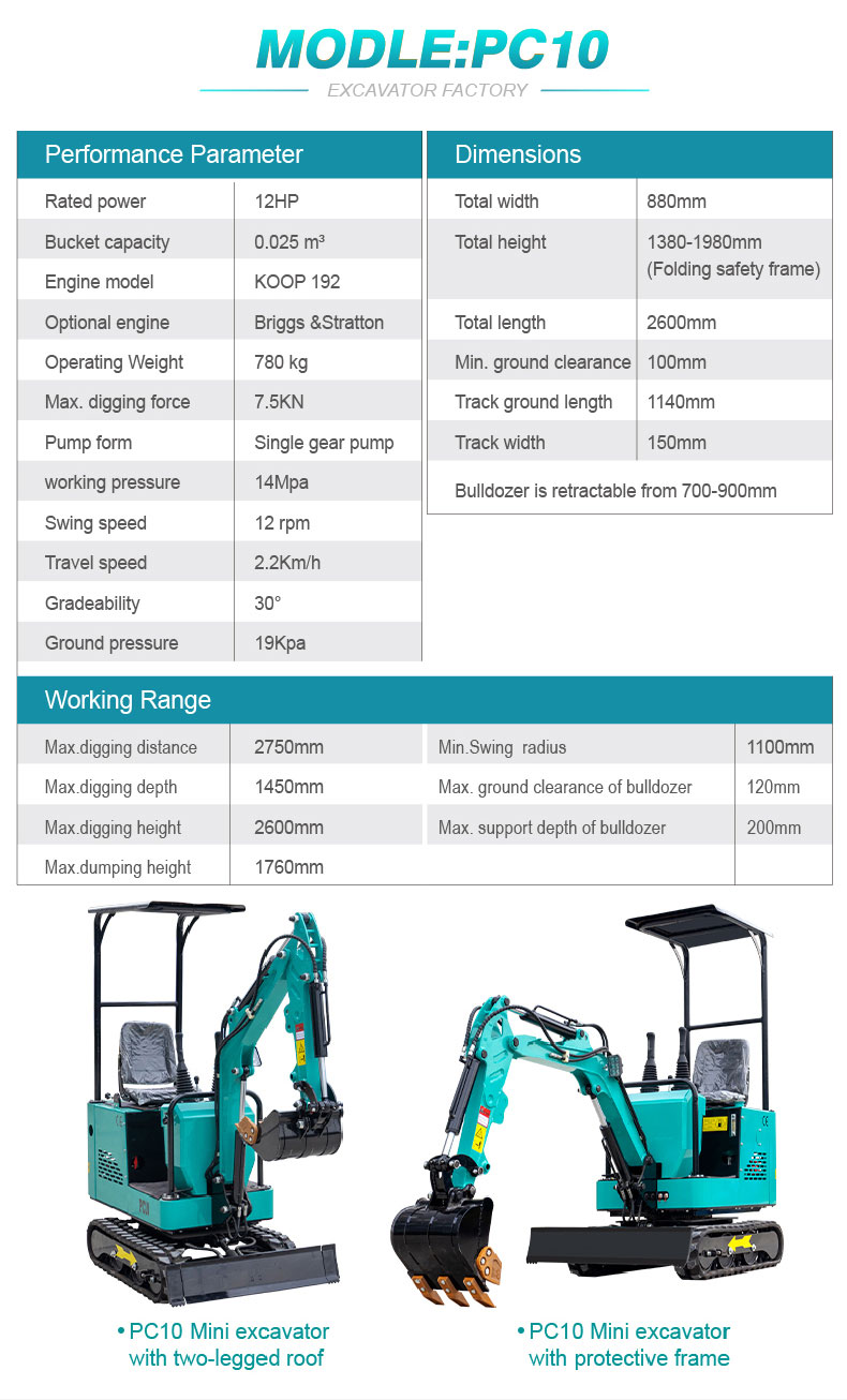  Miniexcavadora PC10