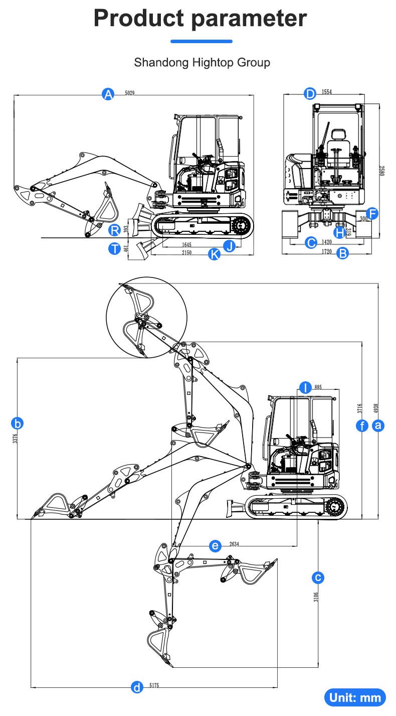 Miniexcavadora HT40 