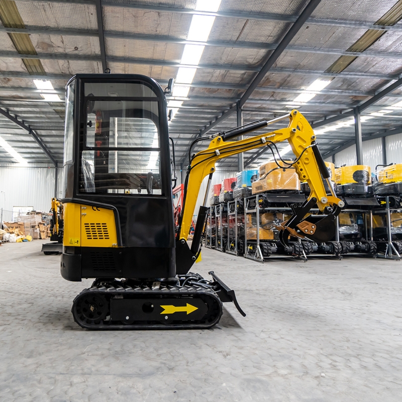  HT10 1ton Mini Excavator con cabina 