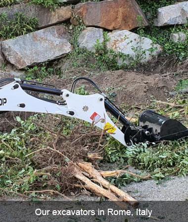 Mini caso de aplicación de excavador HT08