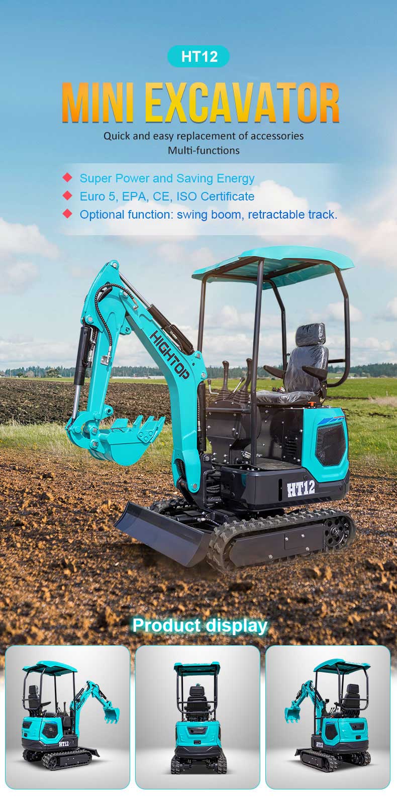 Miniexcavadora HT12 