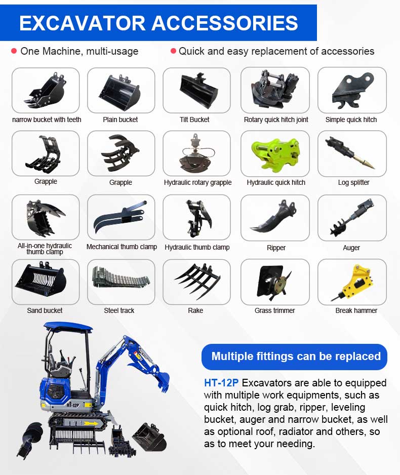 HT12P Mini Excavator 