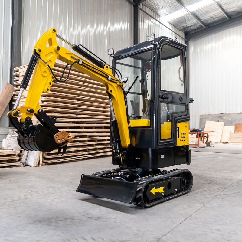  HT10 1ton Mini Excavator con cabina 
