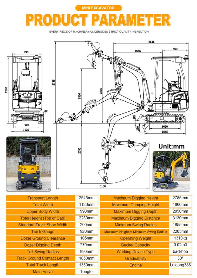  Miniexcavadora HT18L