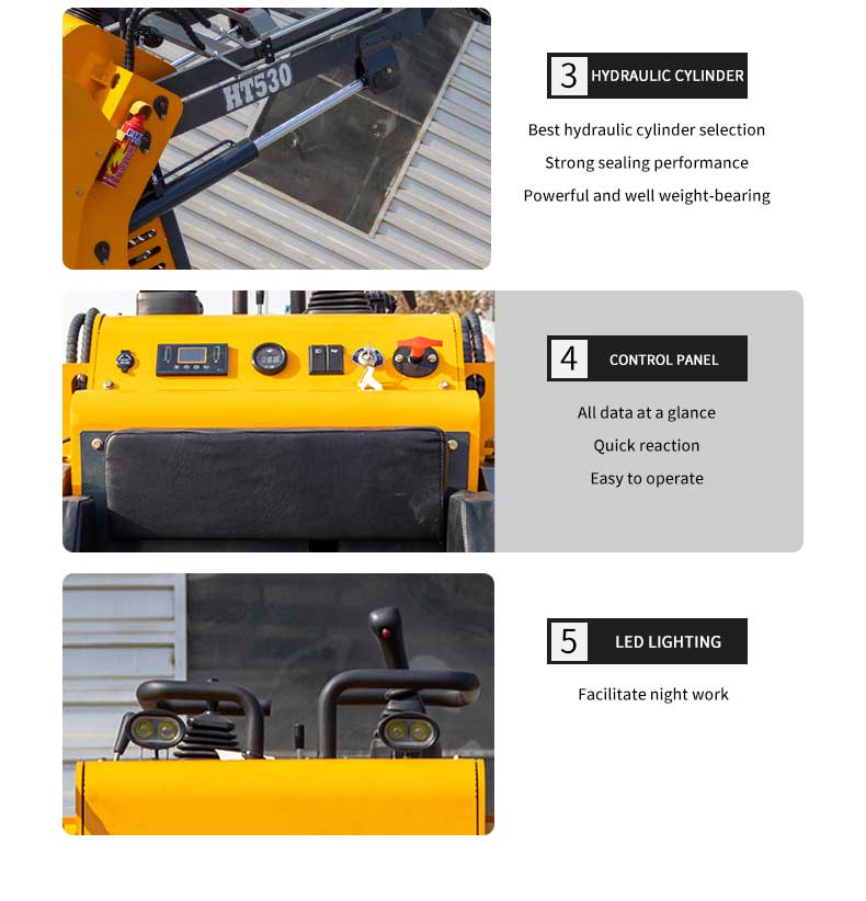HTS530T Minicargador 