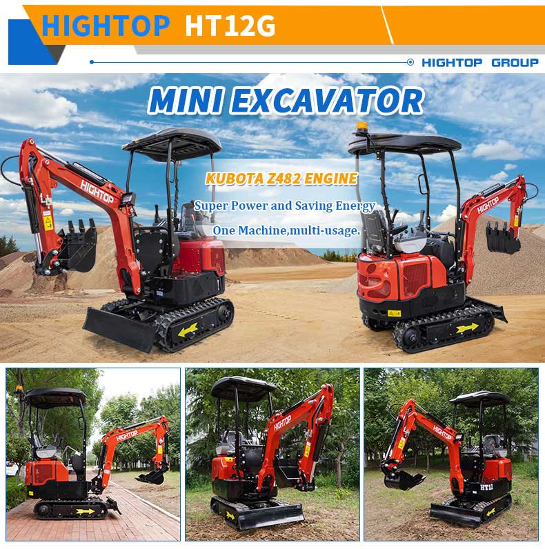 Ht12g mini excavador 