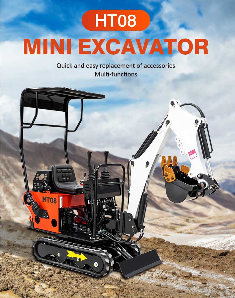 Miniexcavadora HT08 0.8T 