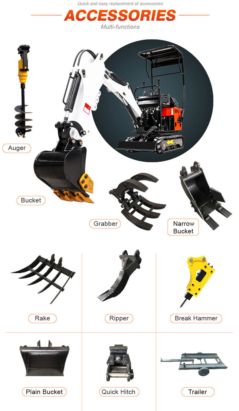 Miniexcavadora HT08 0.8T 