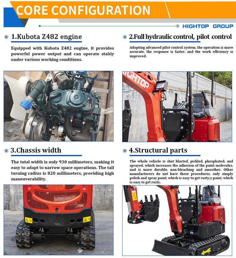 ht12g mini excavador 