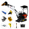 Miniexcavadora HT08 de 800 kg 