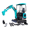 Miniexcavadora HT12 de 1200 kg